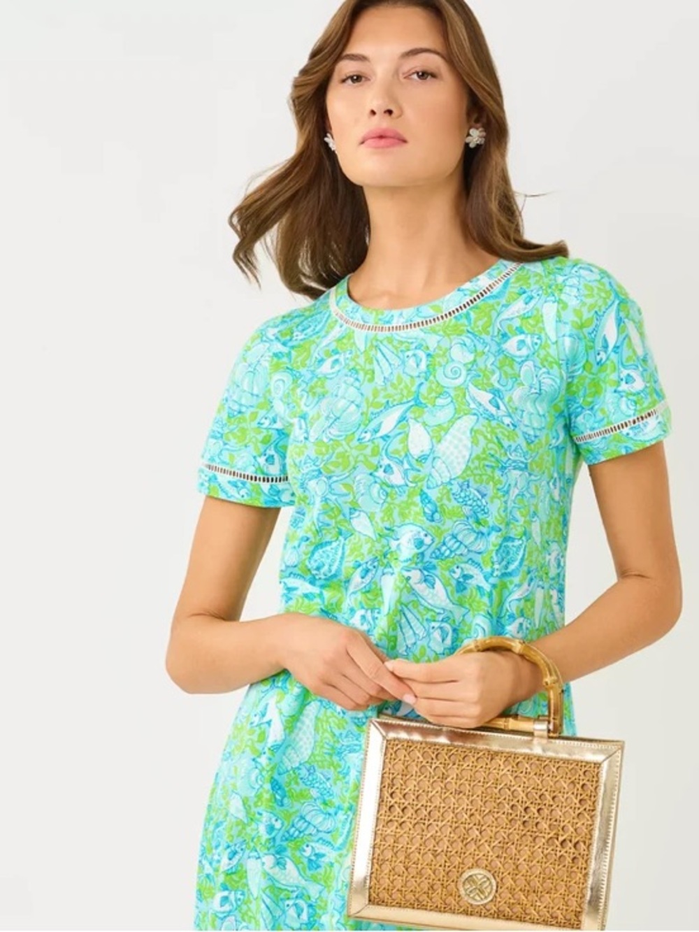 NWT Lilly Pulitzer Cody Dress (Dreaming Blue Drop Me A Line ) Size XS
